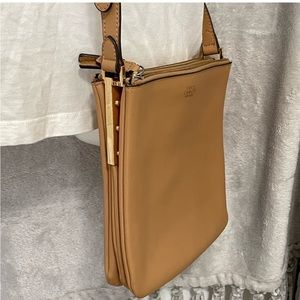 Vince Camuto Tan Leather Neve Crossbody Bag- OBO